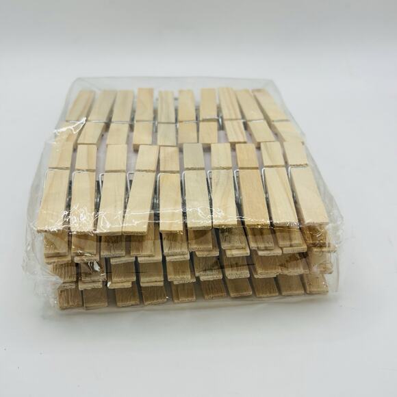 ESSENTIALS Wood Clothespins – 60 Count (Brand New in Package) 2.91 X 0.39. New! - Picture 5 of 9